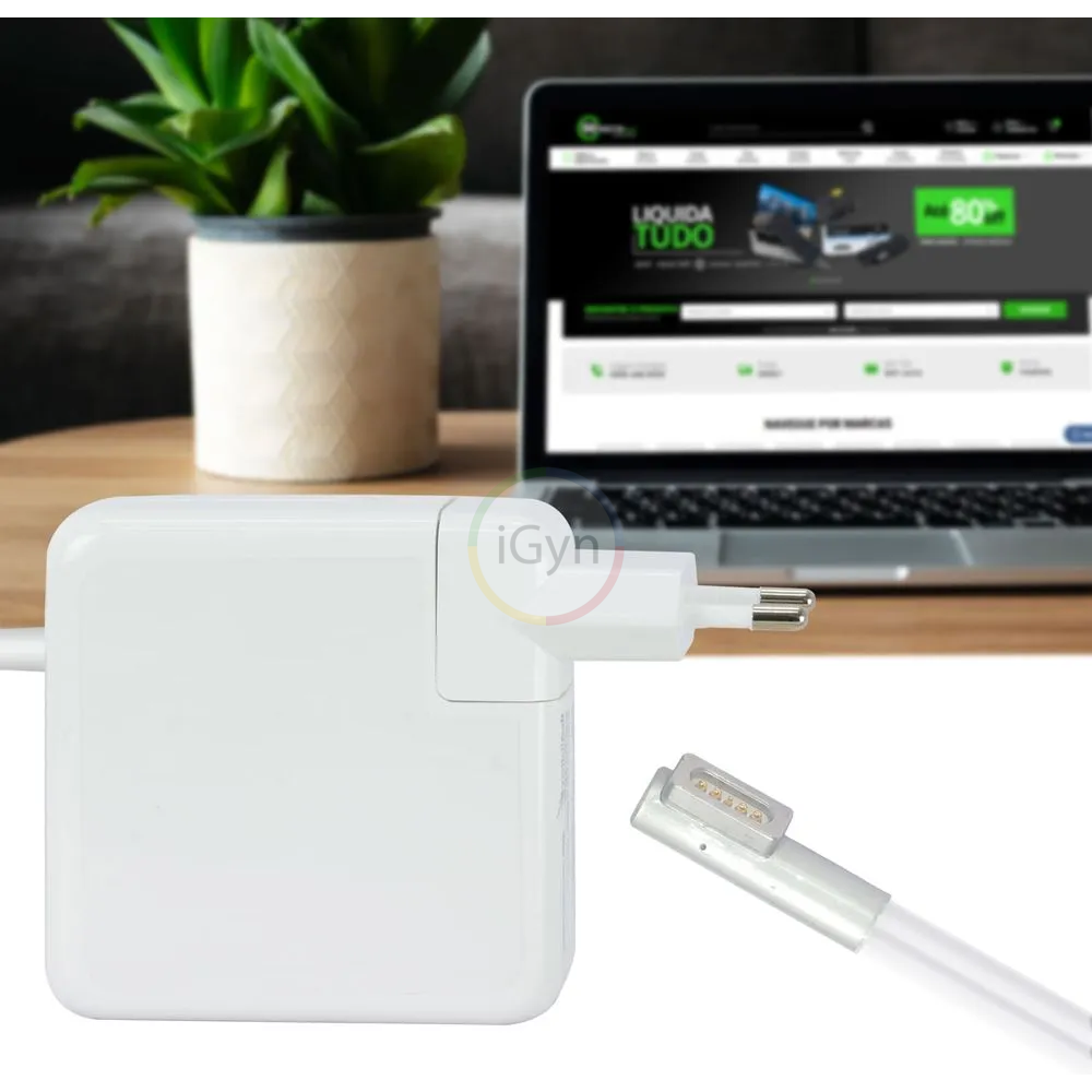 FONTE CARREGADOR P/ MACBOOK APPLE MAGSAFE 1 85W - Imagem 5