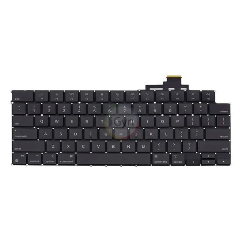 Teclado P/ Macbook Air M2 A2681 A2941 M3 A3113 A3114 Us Preto Inglês Us