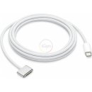 Cabo Usb-c Magsafe 3 2m Prata Branco P/ Macbook M2 M3 M4 M5 Prateado